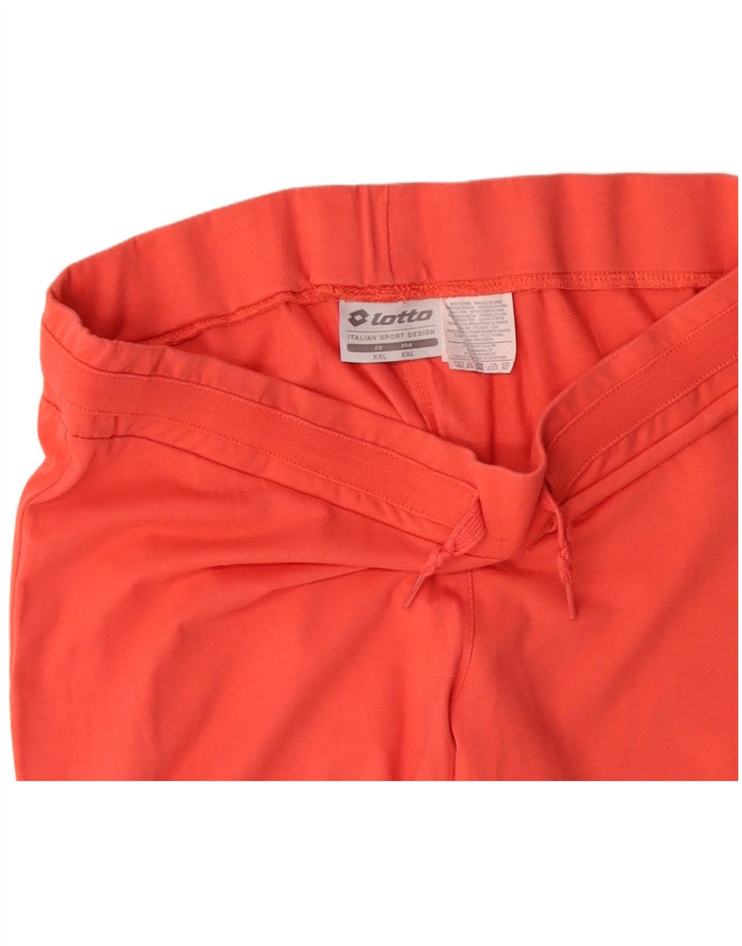 LOTTO Bermudas deportivas para hombre 2XL Algodón naranja
