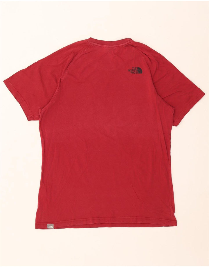 The North Face Camiseta gráfica para hombre Top Medium Red Cotton