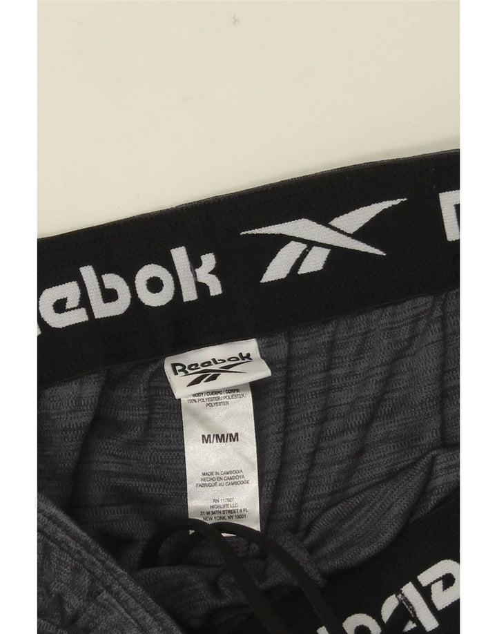 Pantalones cortos deportivos Reebok Hombre Gris medio Poliéster