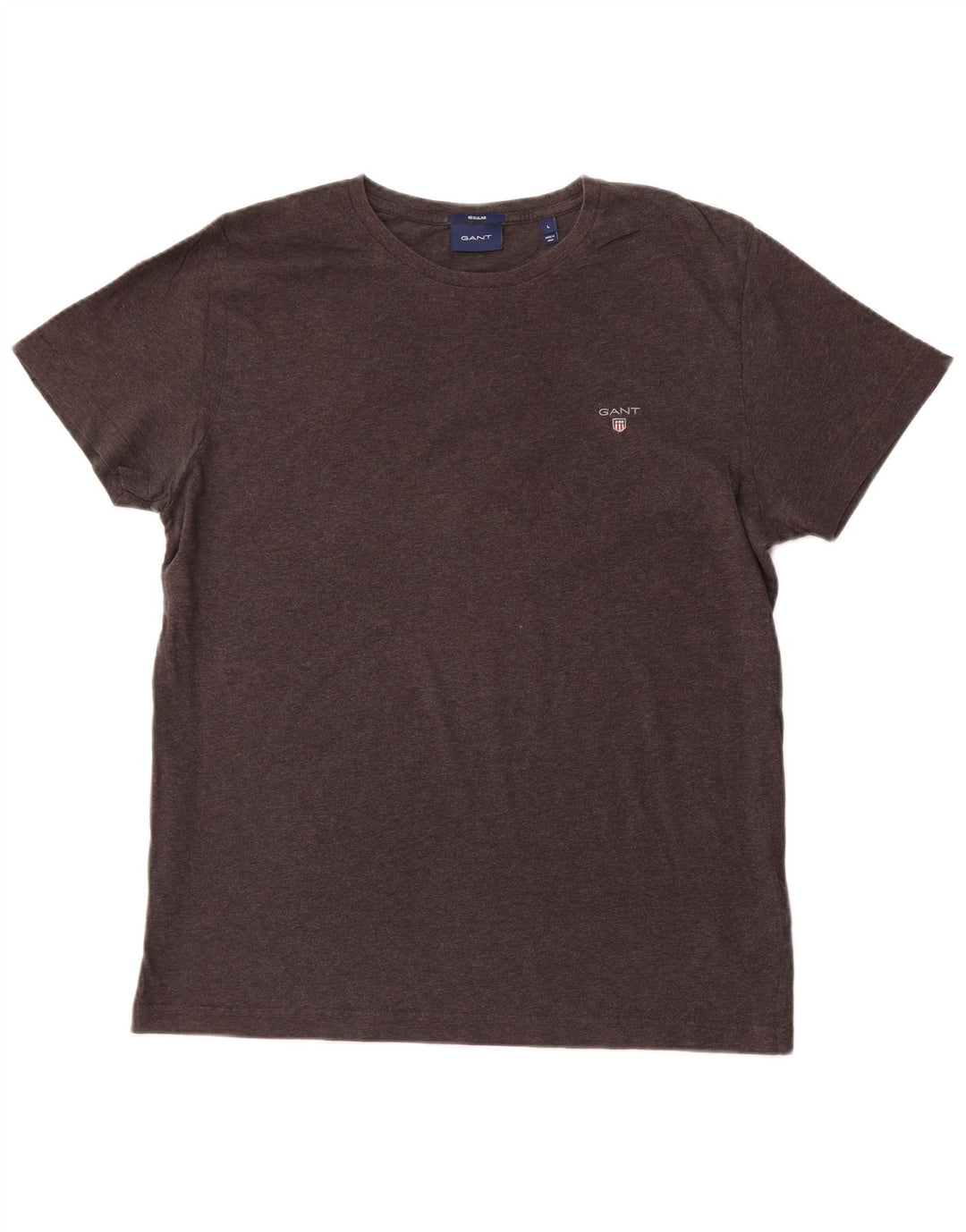GANT Camiseta Regular para Hombre Top Grande Gris Algodón