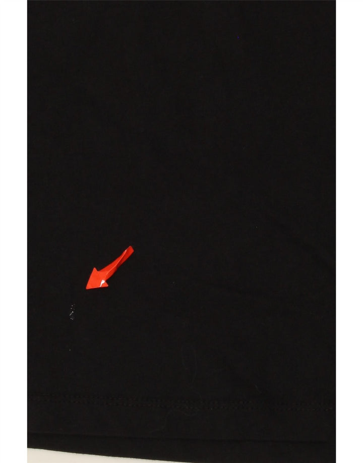 Calvin Klein Camiseta gráfica para hombre Top mediano de algodón negro