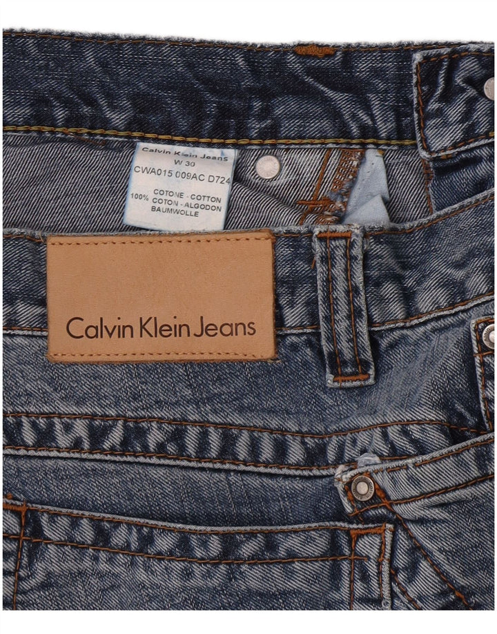 Vaqueros Acampanados Calvin Klein Mujer W30 L34 Algodón Azul