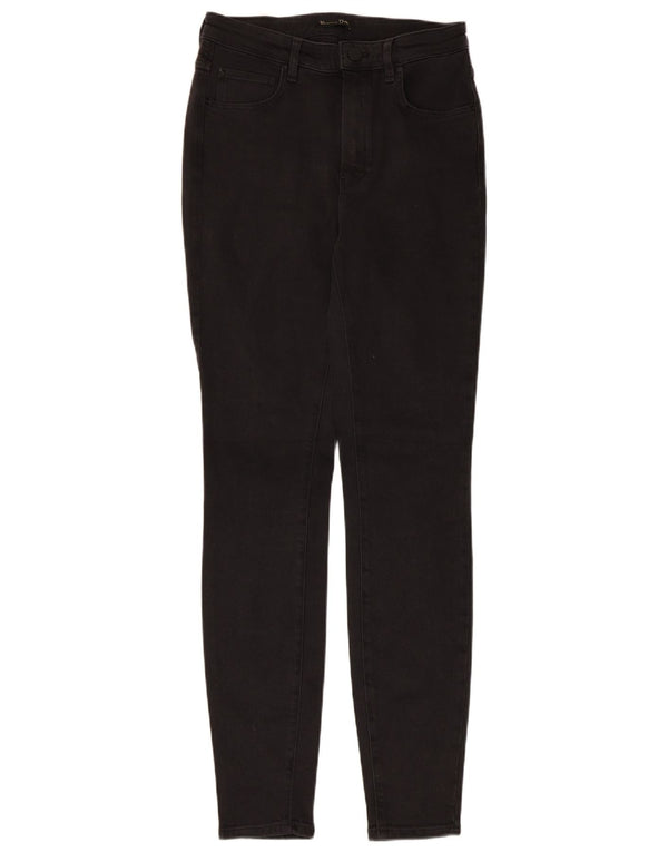 Massimo Dutti Vaqueros Pitillo Mujer EU 38 Small W28 L30 Poliéster Negro