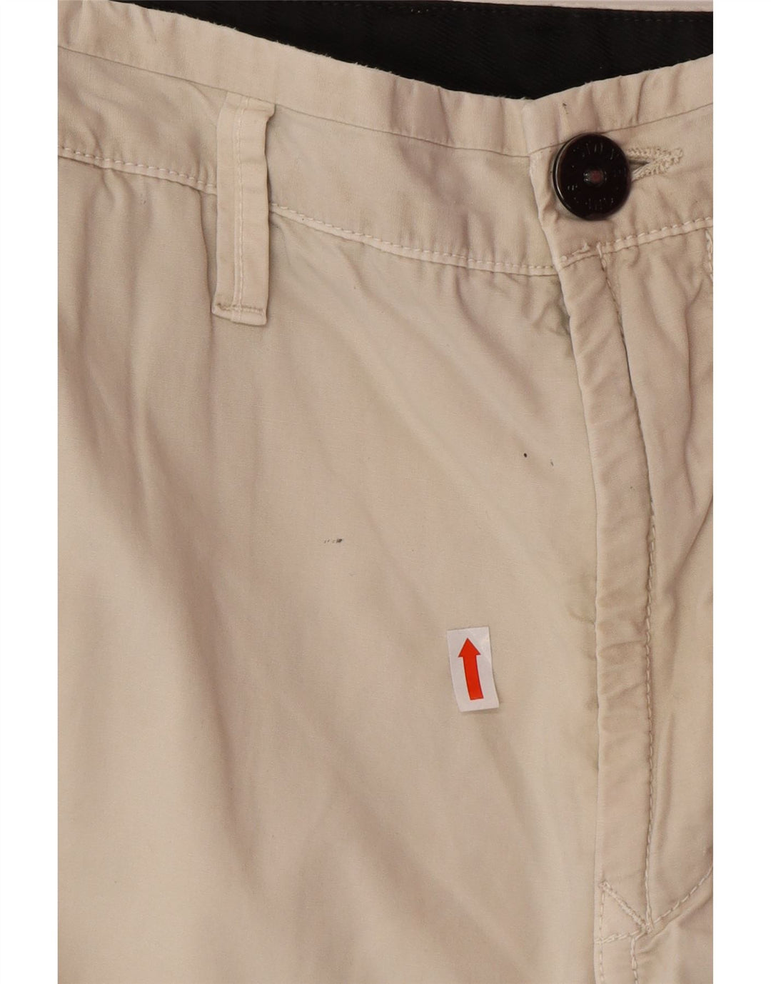 STONE ISLAND Pantalón cargo slim para hombre W29 L29 Algodón beige
