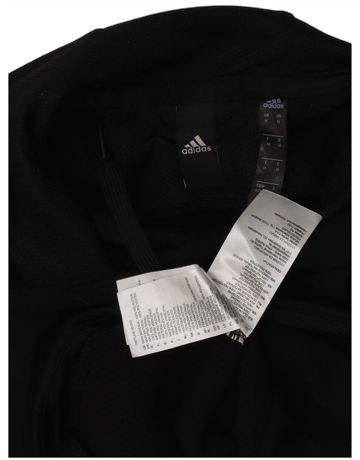 ADIDAS Hombre Climawarm Graphic Sudadera con capucha Jersey Mediano Negro Poliéster