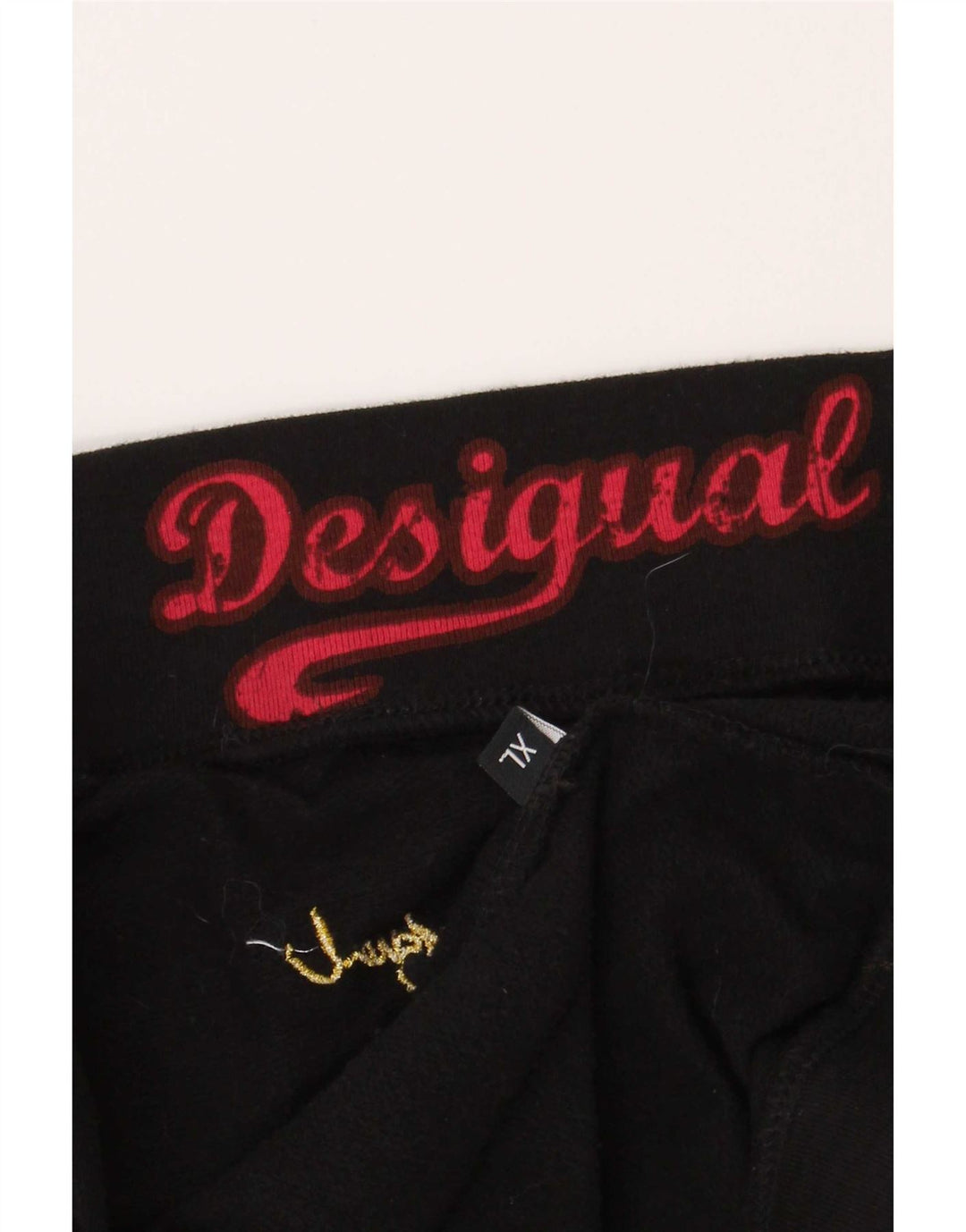 Minifalda Desigual Mujer XL W36 Negro Geométrico