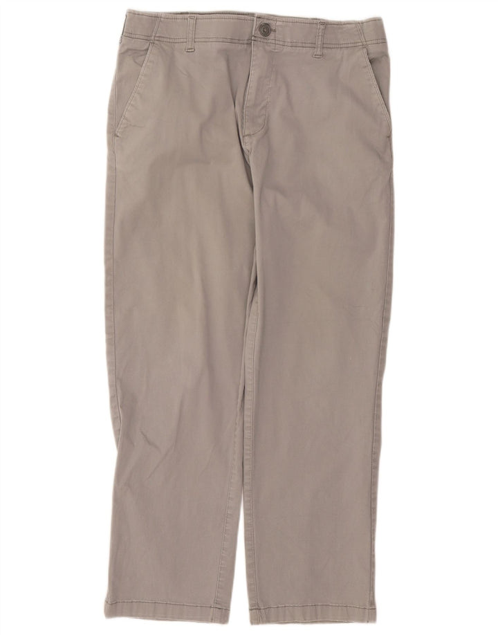 Lee Pantalones chinos rectos X-treme Comfort para hombre W34 L30 Algodón gris