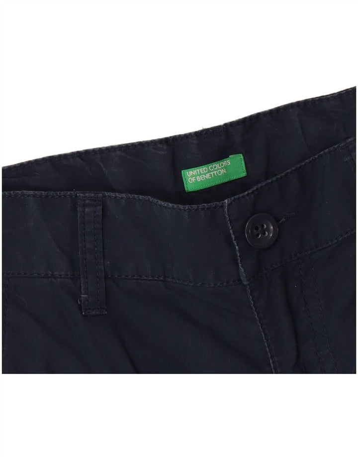 Benetton Pantalón Chino Chino W30 Medium Azul Marino
