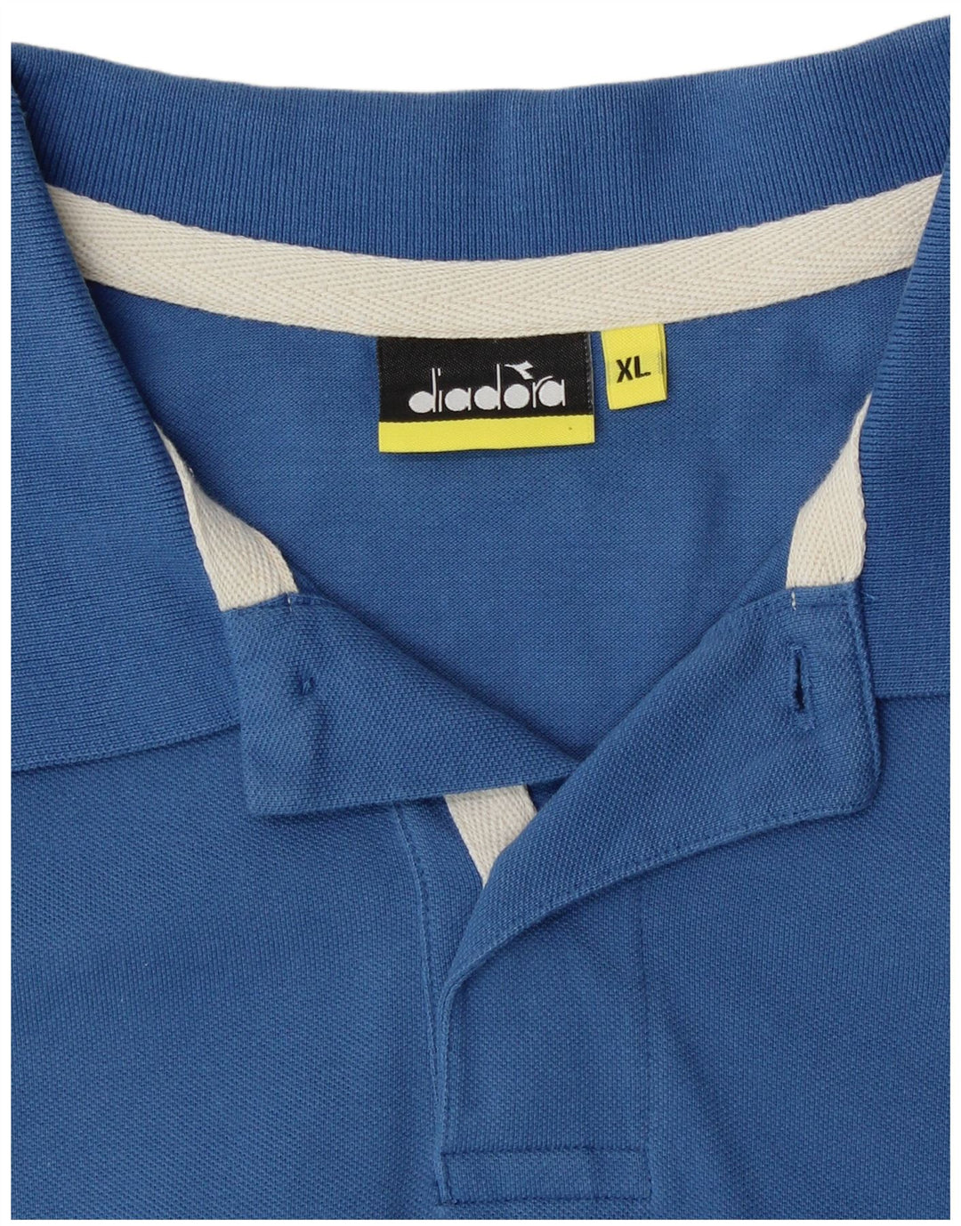 DIADORA Polo Hombre XL Algodón Azul