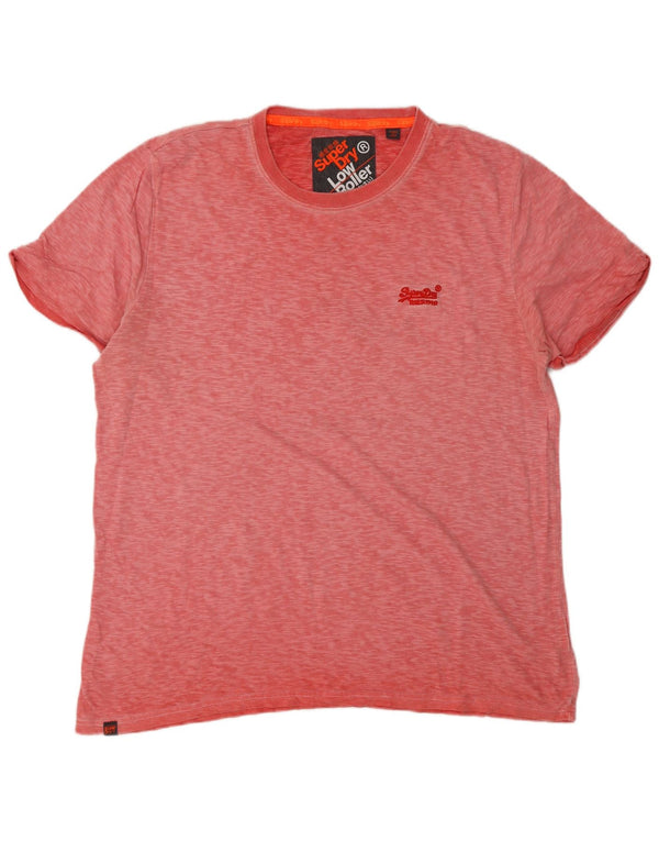 Superdry Camiseta Low Roller para Hombre Top 2XL Rosa