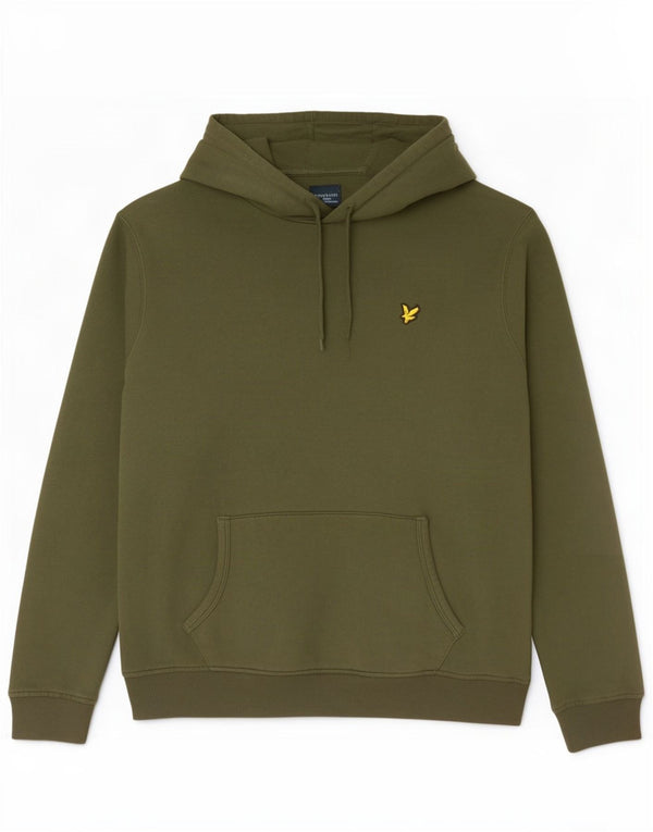 Lyle & Scott Sudadera con capucha para hombre XL Caqui Algodón