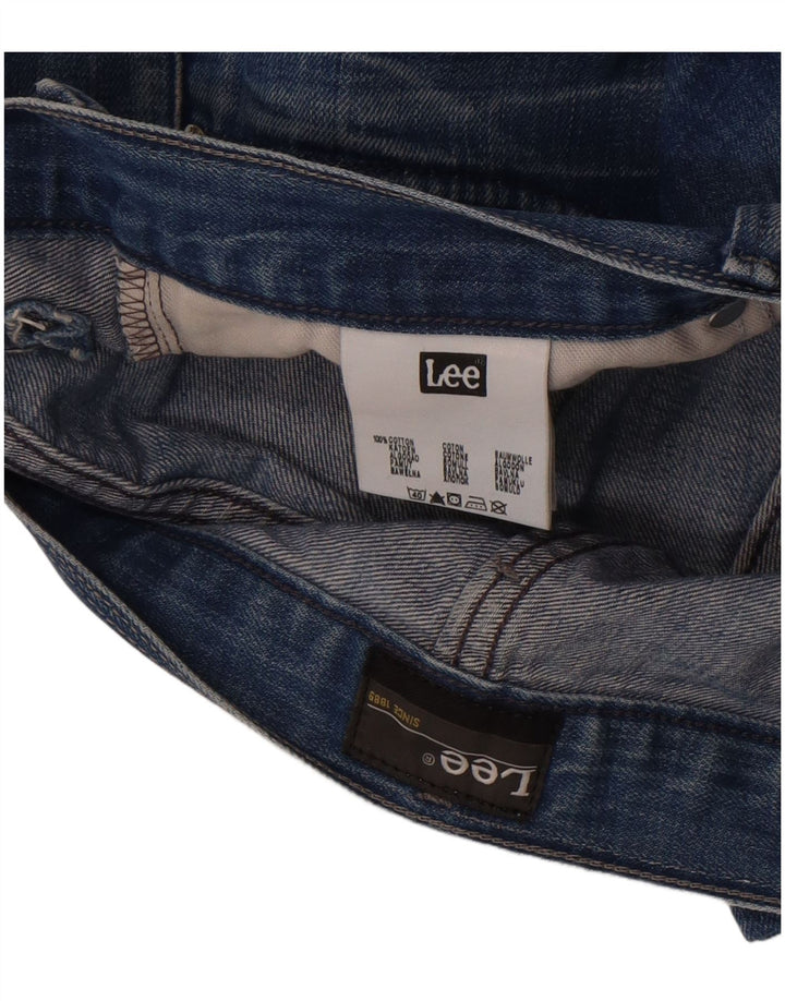 Lee Vaqueros Rectos Zed para Hombre W38 L30 Algodón Azul