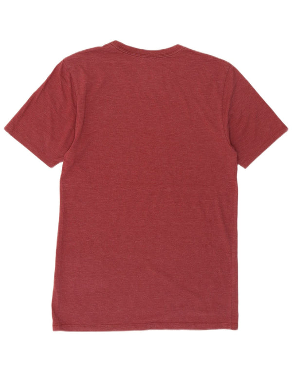 Hurley - Camiseta gráfica de ajuste premium para hombre, talla pequeña, algodón burdeos
