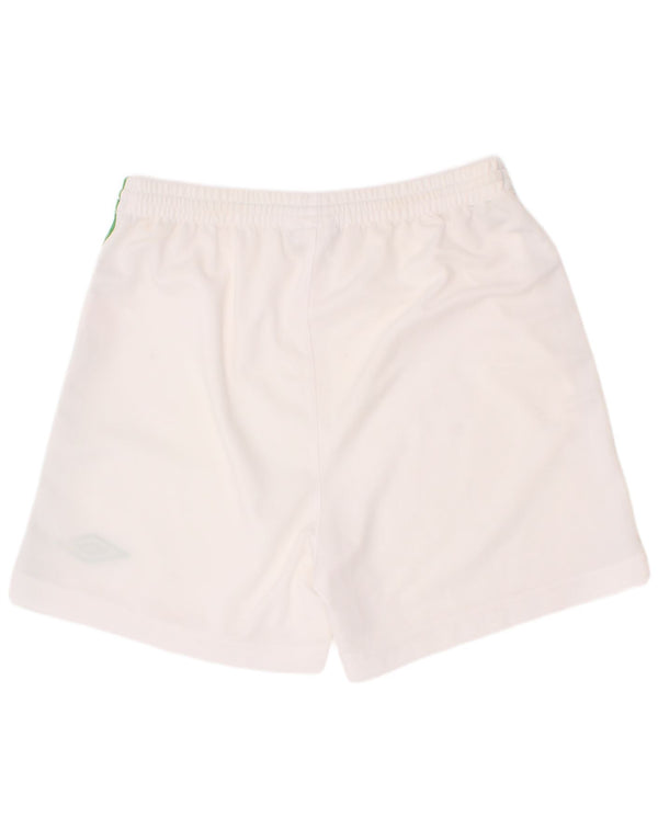 Umbro Pantalón corto deportivo para niño 13-14 años Blanco