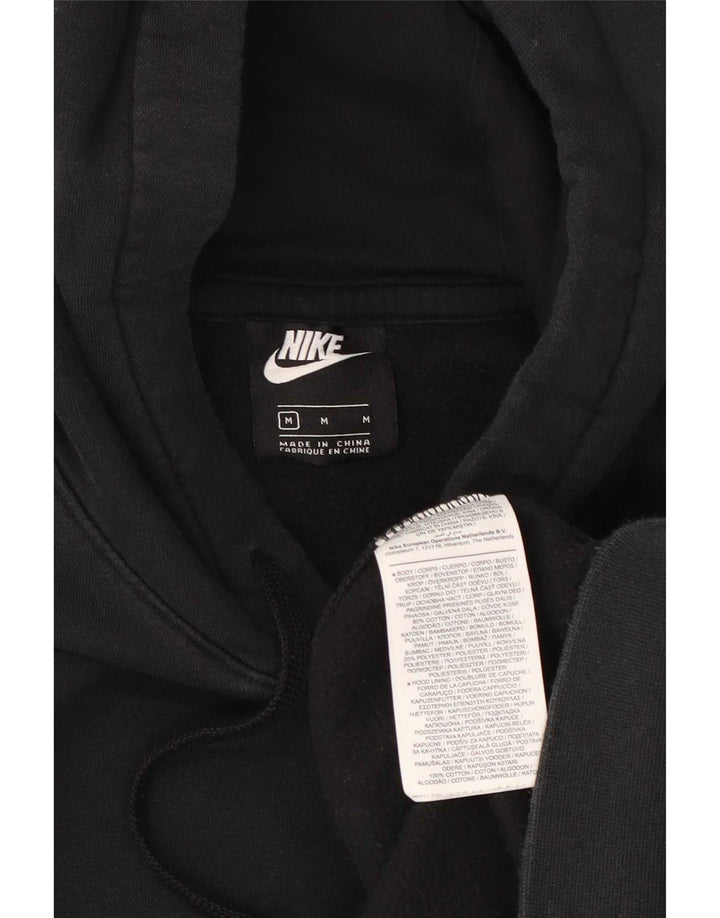 Nike - Sudadera con capucha para hombre (algodón negro mediano)