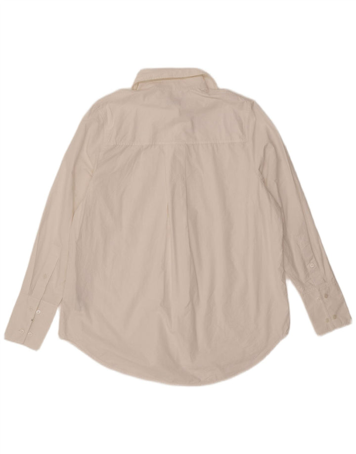 Cos Camisa extragrande para mujer EU 36 Small White Cotton