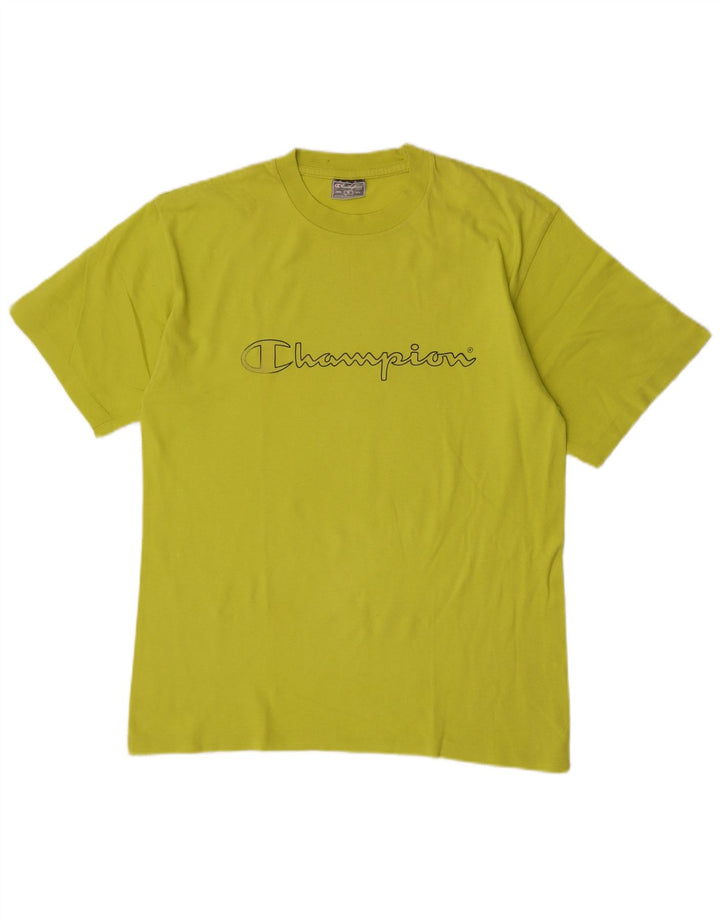 Champion Camiseta Gráfica Para Hombre Top Algodón Verde Medio