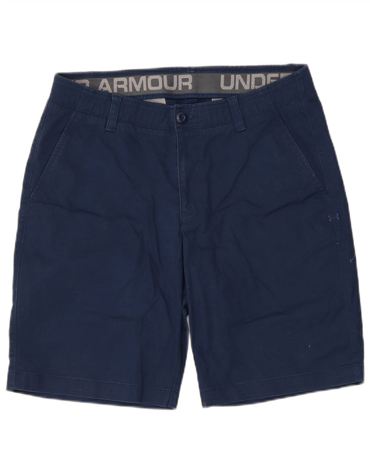 UNDER ARMOUR Pantalones cortos chinos para hombre W34 Algodón azul marino grande