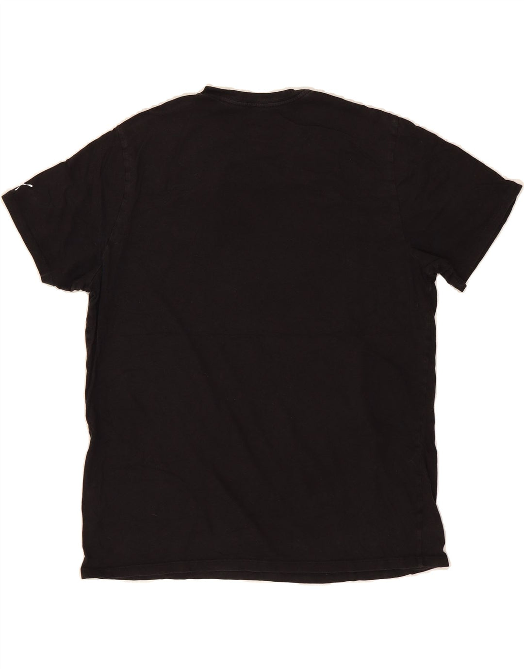 PUMA Mens Graphic T-Shirt Top Large Black Cotton Vintage Puma and Second-Hand Puma from Messina Hembry 