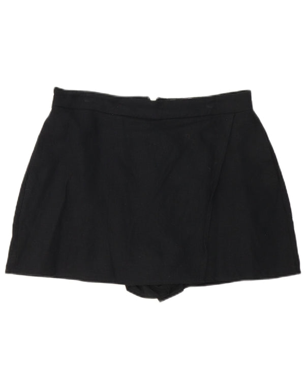 Minifalda Hollister Mujer Skort Grande W34 Lino Negro