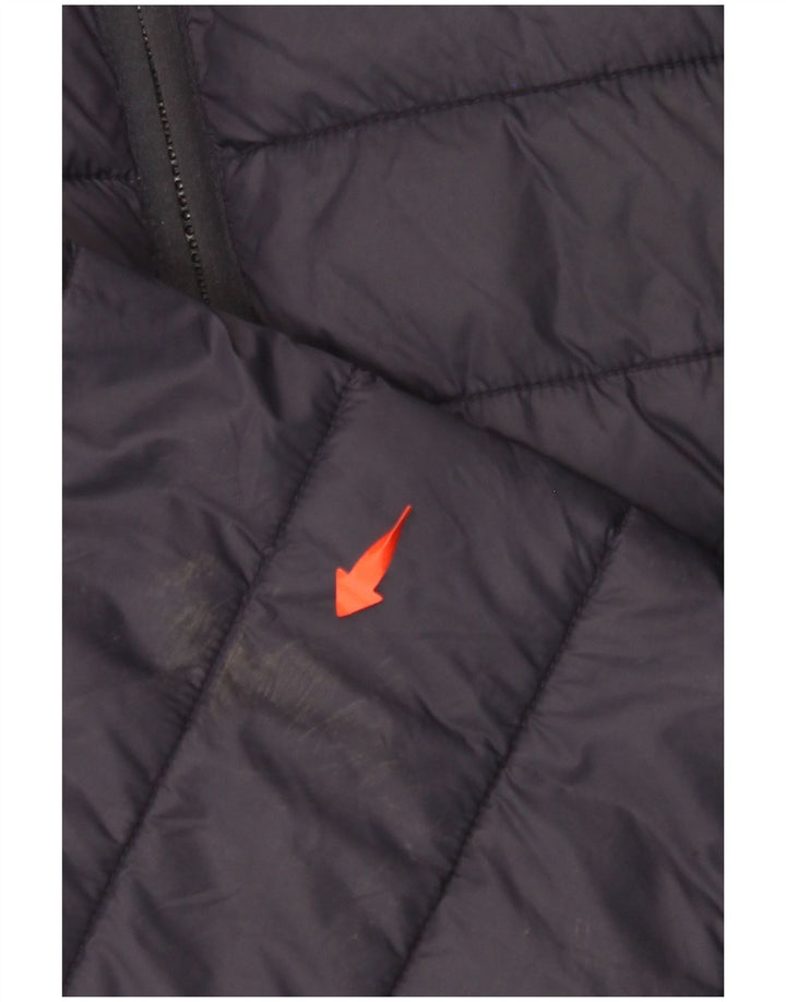 CREW CLOTHING Chaqueta acolchada para mujer UK 46 Large Nylon azul marino