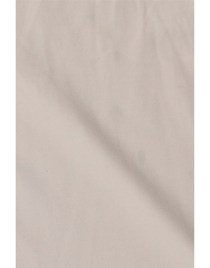 TOMMY HILFIGER Polo de corte regular para hombre grande de algodón blanco