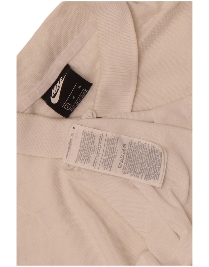Polo Nike Hombre Algodón Blanco Mediano