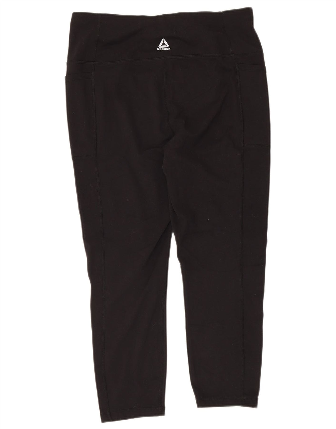 REEBOK Womens Graphic Tracksuit Trousers UK 16 Large  Black