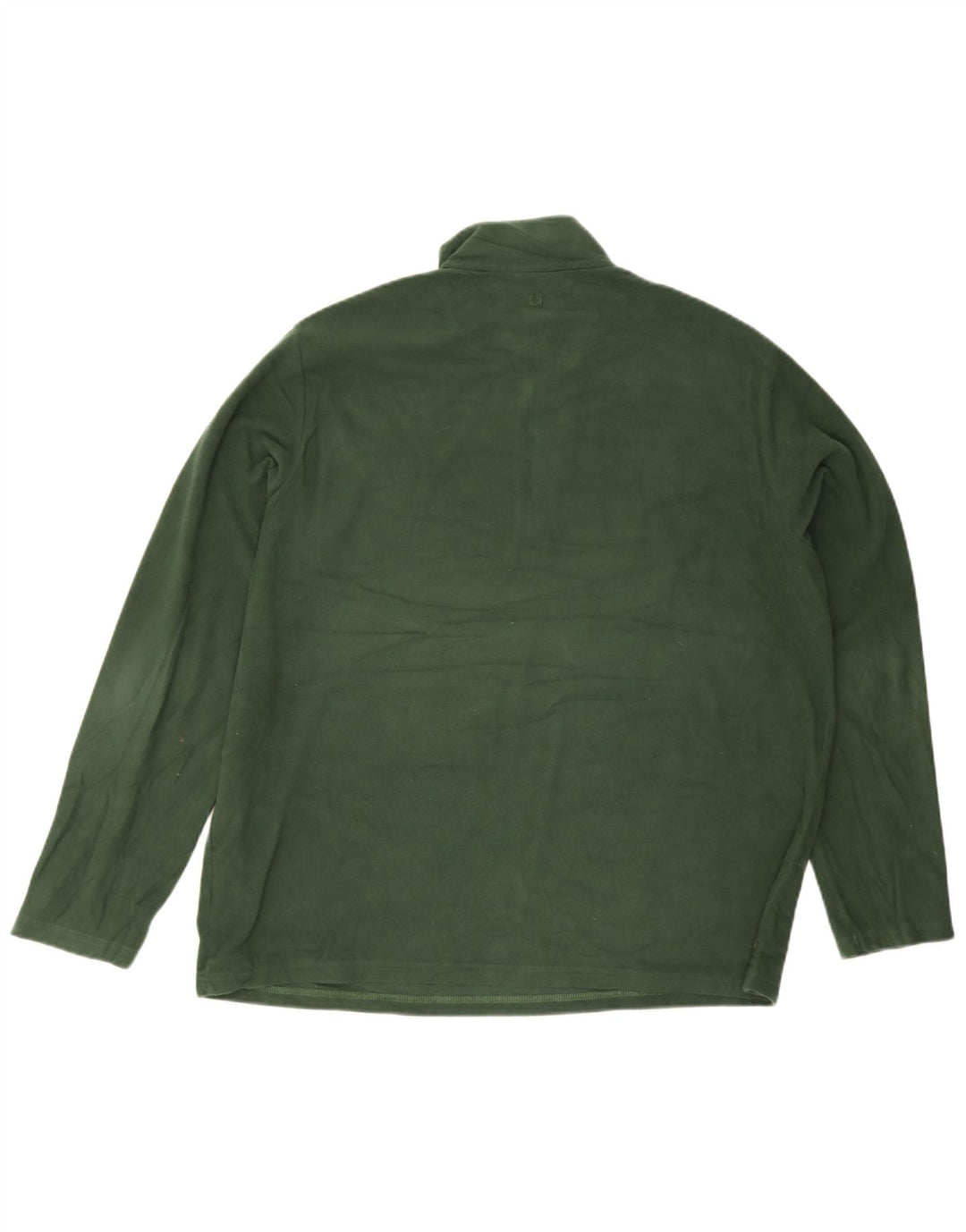 Jersey de forro polar con cuello y cremallera para hombre de Mountain Warehouse 2XL Poliéster verde