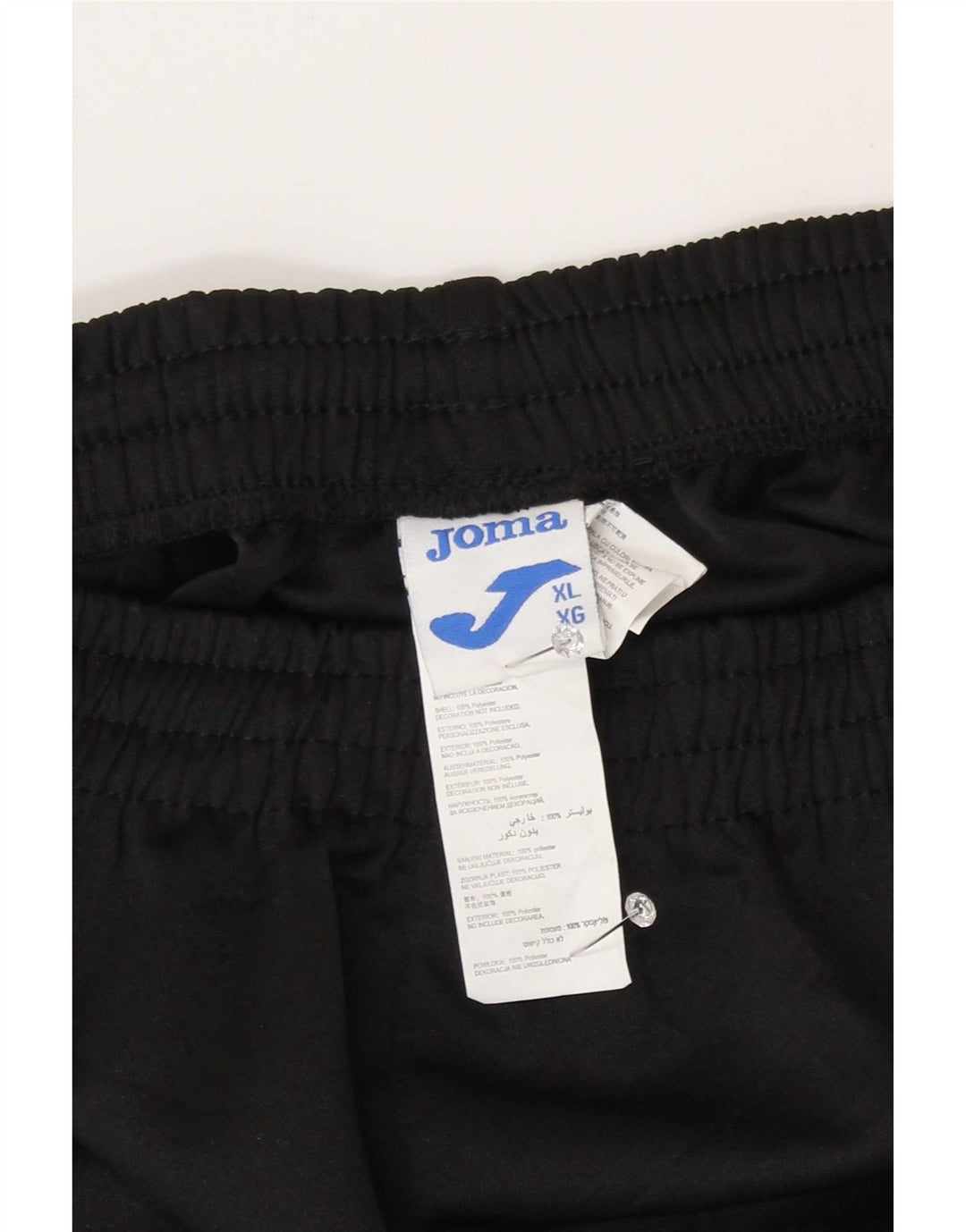 Joma Pantalón Chándal Hombre XL Negro Poliéster