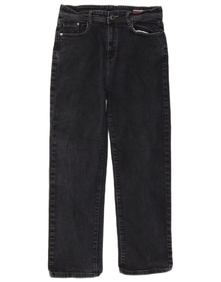 Tommy Hilfiger Vaqueros rectos para hombre W32 L27 Negro
