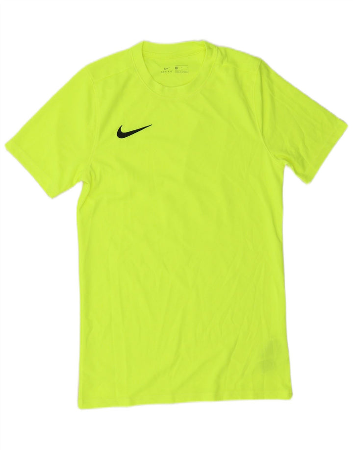 Camiseta Nike Dri Fit para hombre Top Small Verde Poliéster