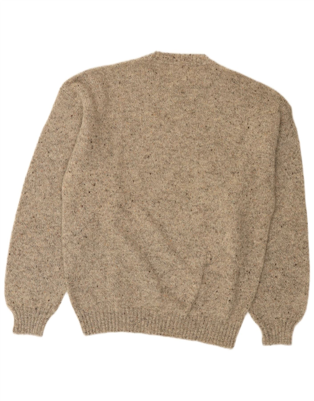 Jersey Hombre Les Copains Cuello Redondo IT 50 Lana Moteada Gris Medio