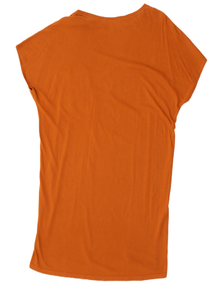 Zara Mujer Top Túnica Oversize Naranja Mediano