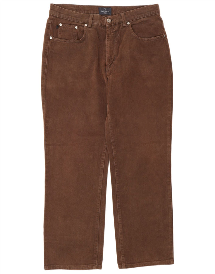 Vaqueros Trussardi Hombre Rectos W34 L30 Marrón Algodón