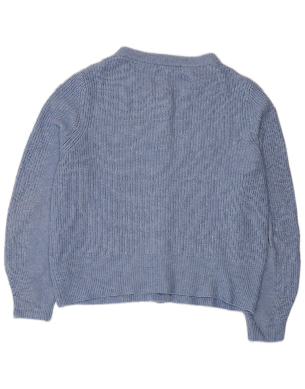 Marks & Spencer Suéter tipo cárdigan holgado para mujer UK 46 Grande Acrílico azul