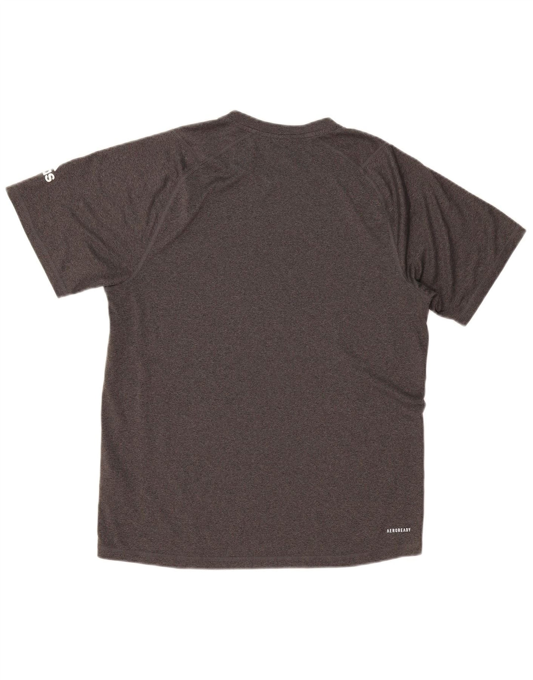 ADIDAS Camiseta gráfica Aeroready para hombre Top Poliéster gris medio