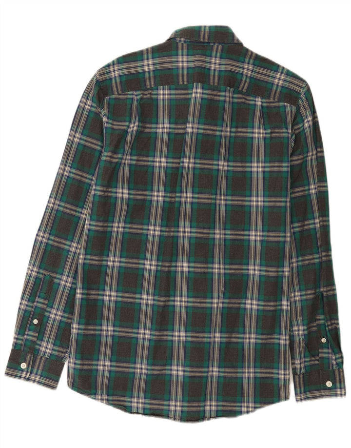 Camisa Jack Wills Hombre Small Gris Cuadros Algodón