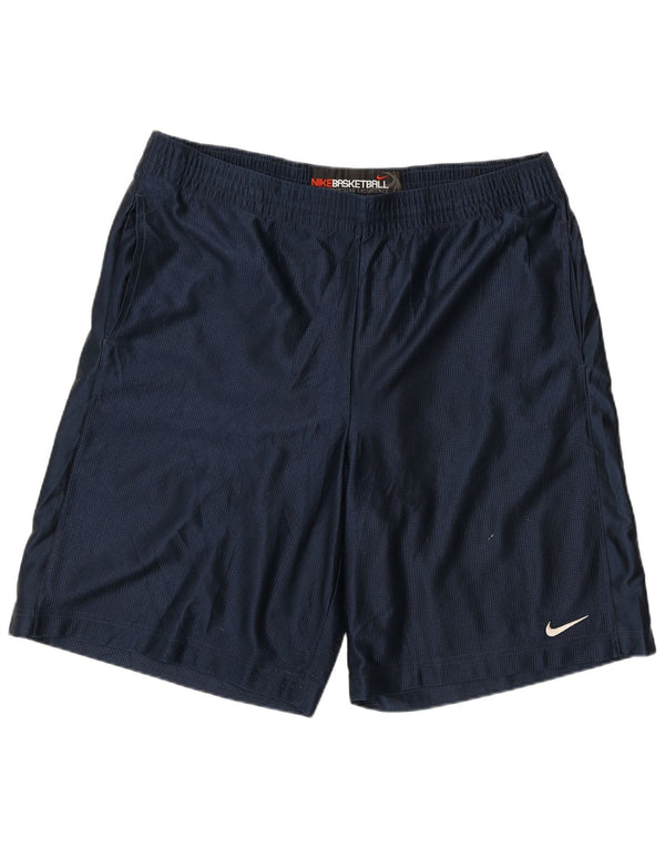 Pantalones cortos deportivos Nike para hombre XL Azul marino Poliéster
