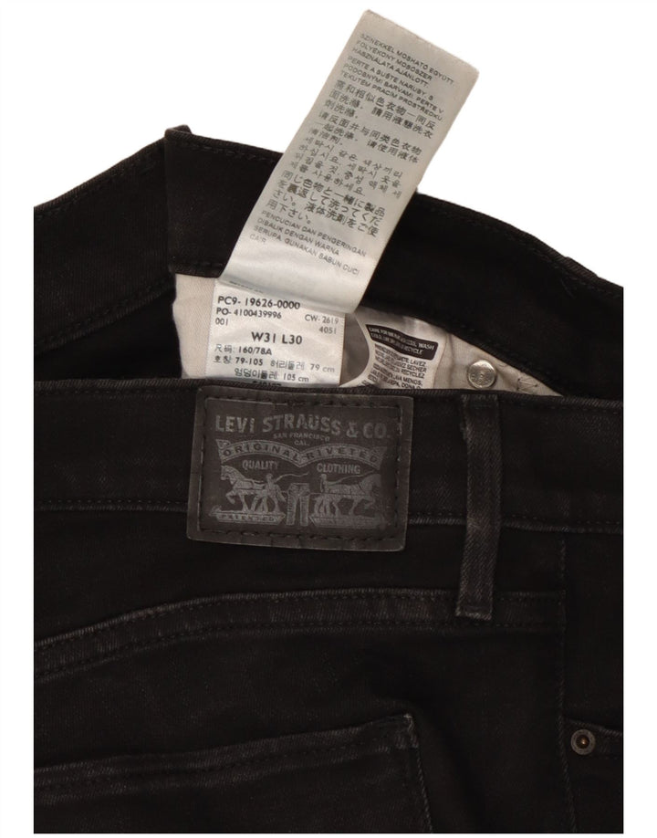 LEVI'S Mujer 311 Shaping Skinny Jeans W31 L30 Algodón Negro