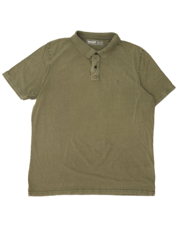 Timberland Polo Regular Fit Hombre XL Algodón Caqui