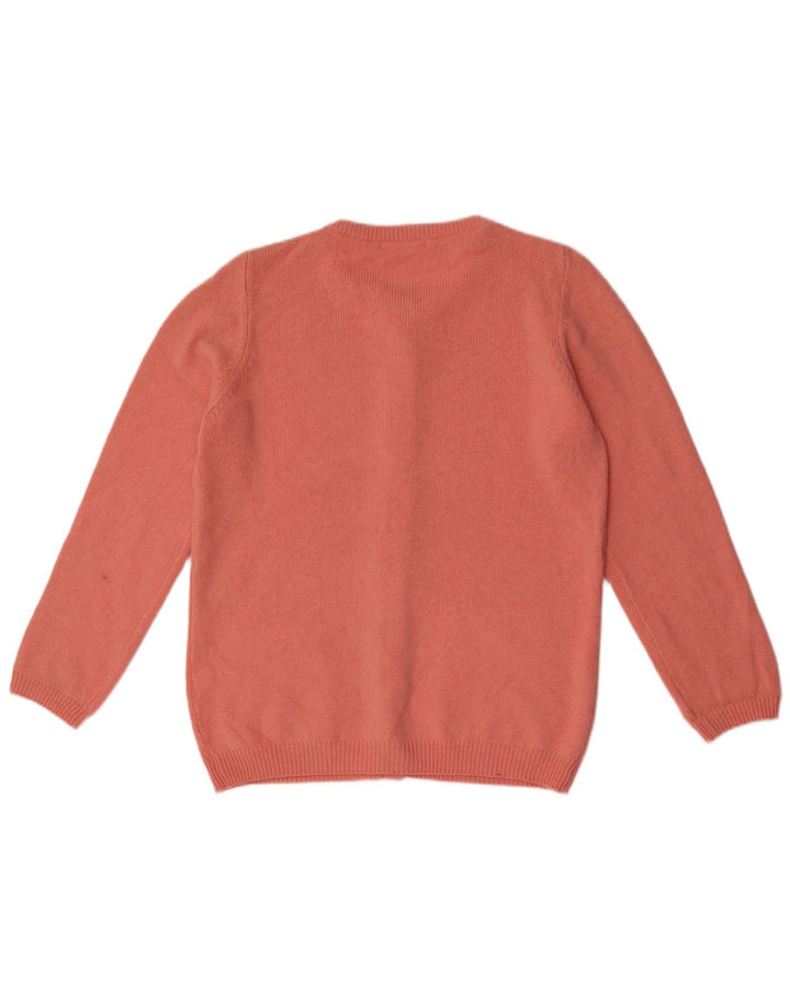 Marks & Spencer Suéter tipo cárdigan para mujer Reino Unido 44 Lana rosa grande