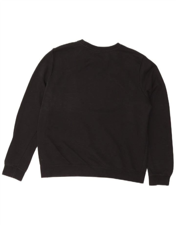 NIKE Sudadera gráfica para mujer, talla 40, talla mediana, algodón negro