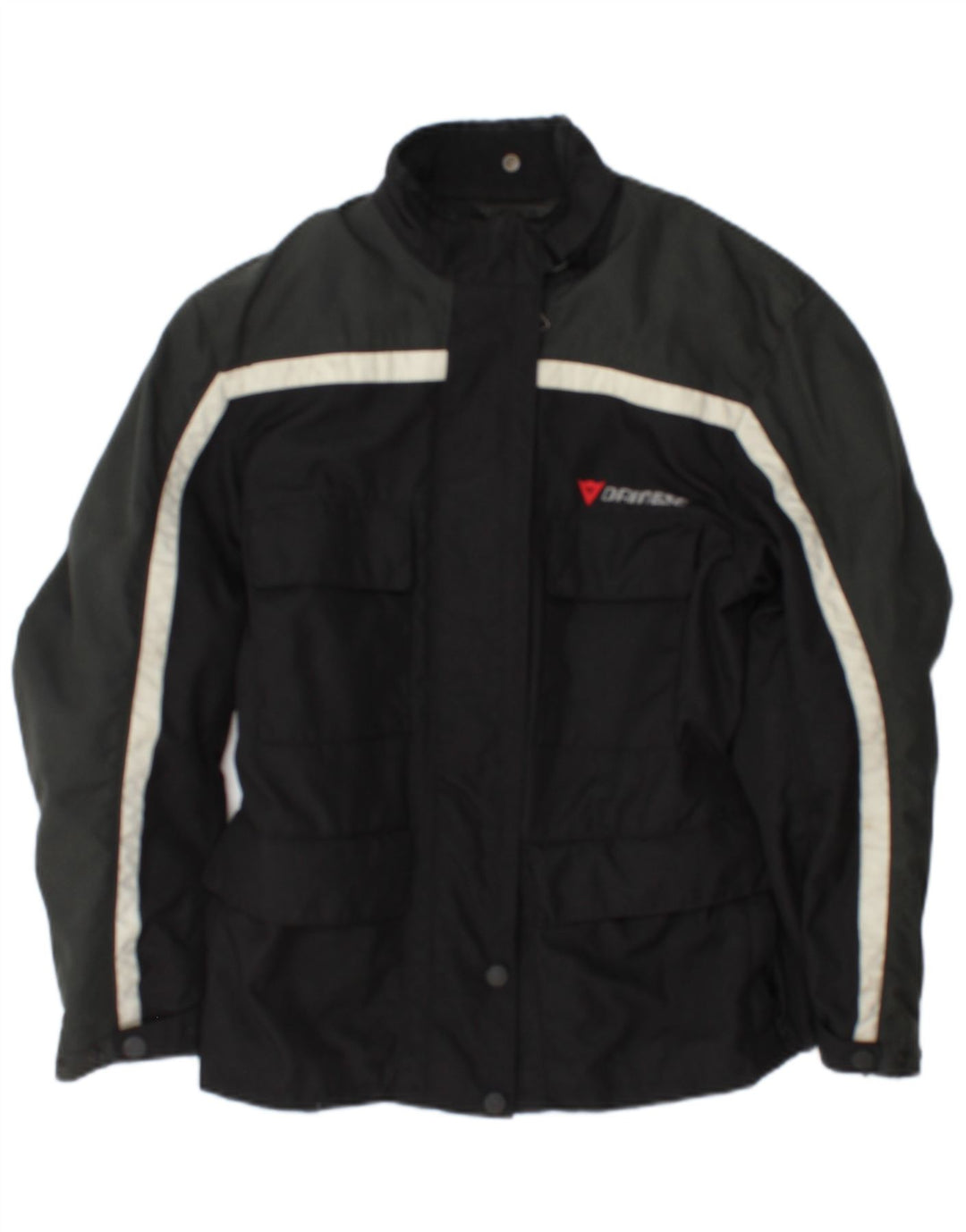 Dainese Mujer Graphic Racer Jacket UK 42 Medium Negro Colorblock Nylon