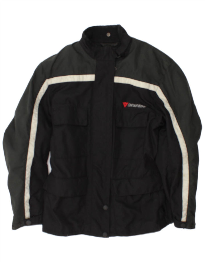 Dainese Mujer Graphic Racer Jacket UK 42 Medium Negro Colorblock Nylon