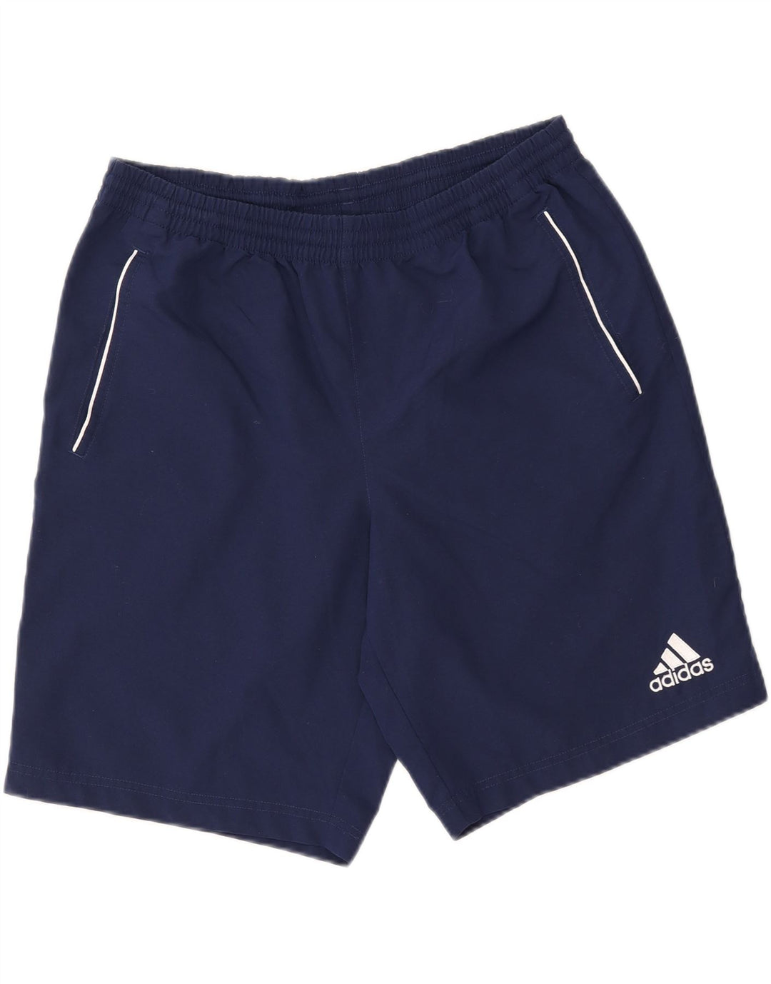 Pantalones cortos deportivos ADIDAS para hombre grande poliéster azul marino