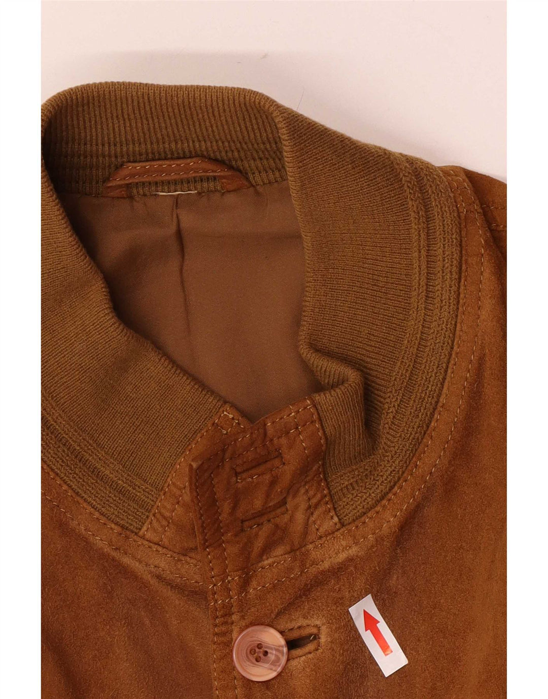 Conbipel Chaqueta Bomber de Ante para Hombre UK 42 XL Beige