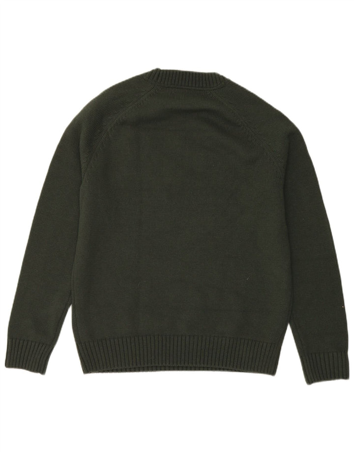 Jersey Joules Hombre Con Gráfico Y Cuello Redondo Acrílico Verde Medio