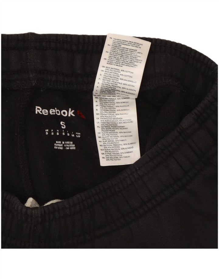 Reebok Pantalones de Chándal para Hombre Joggers Small Negro Algodón