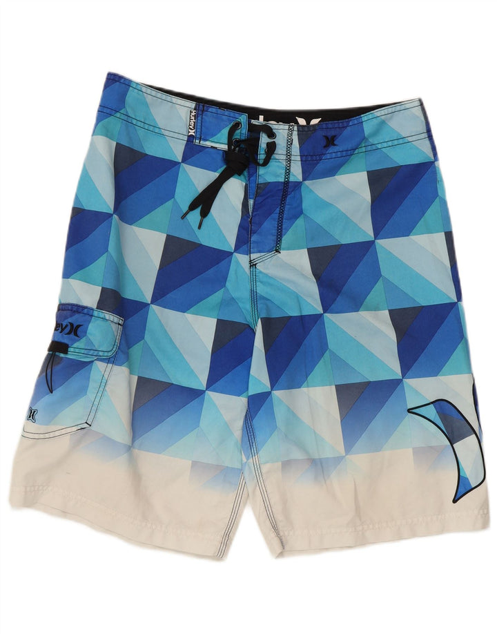 Hurley Hombre Bañador Graphic Azul Medio Geométrico
